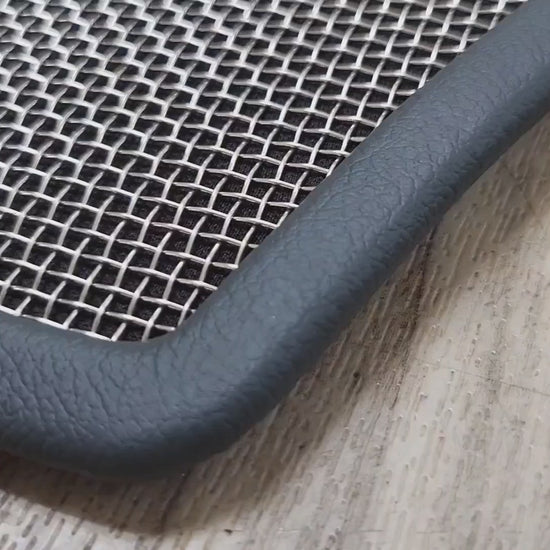 C2 Corvette Speaker Grille - Custom Leather Wrapped in Muirhead Scottish Leather.