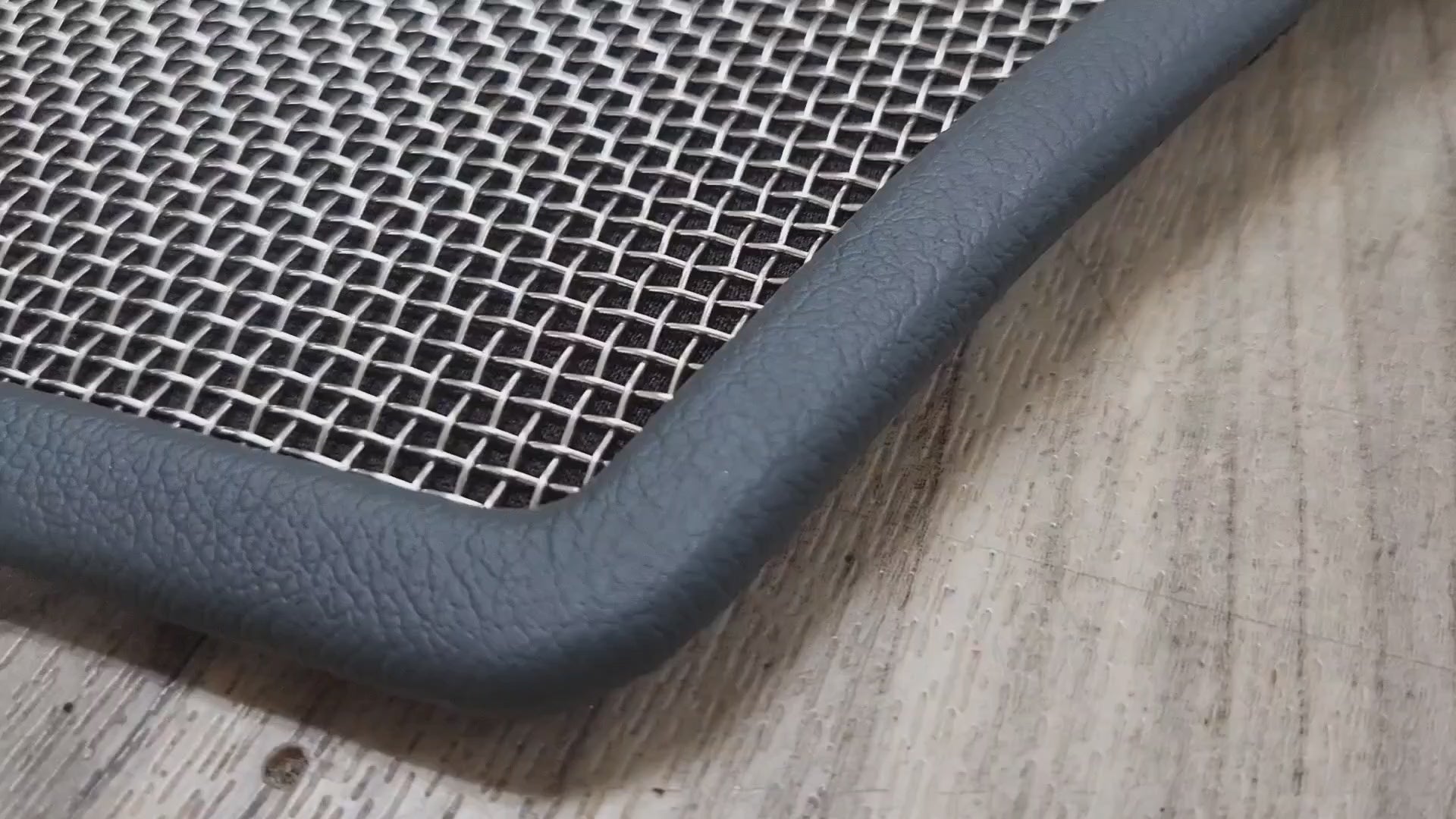 C2 Corvette Speaker Grille - Custom Leather Wrapped in Muirhead Scottish Leather.